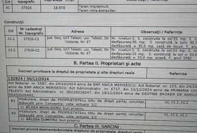Casă cu 4 camere cu Teren 1900 Mp în Telești - 5