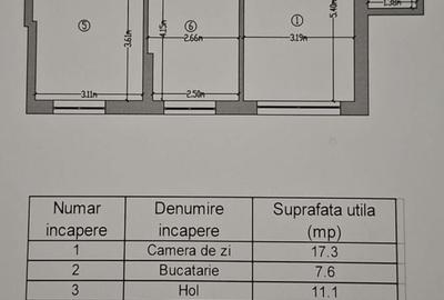 Apartament cu 3 camere decomandat în Craiovei