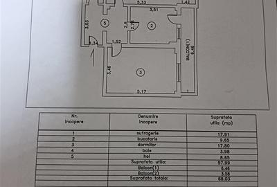 Apartament cu 2 camere decomandat în Apollo