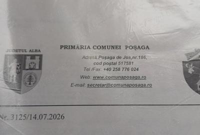 Teren de 1021 mp, în Cordău