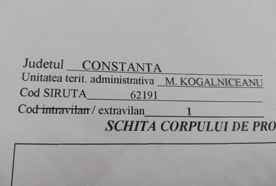 Teren de 25000 mp, în Mihail Kogălniceanu