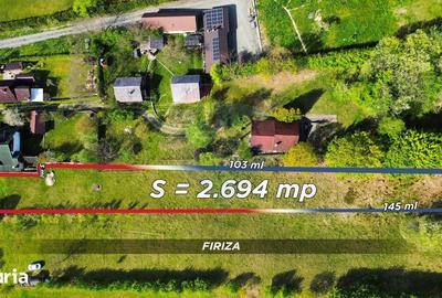 Teren de 2694 mp, în Firiza