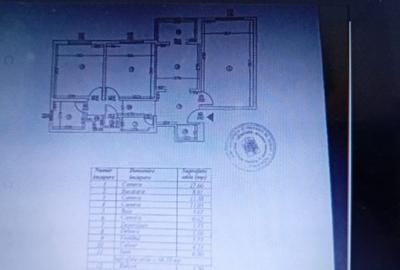 Apartament cu 3 camere decomandat în Central