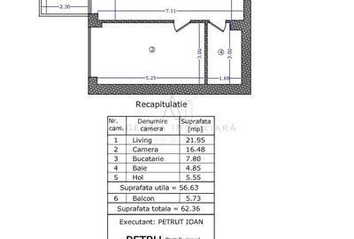 Apartament cu 2 camere semidecomandat în Sisești - 17