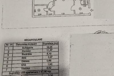 Apartament cu 2 camere semidecomandat, mobilat în Gării - 9