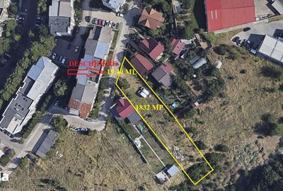Teren de 1832 mp, în Central