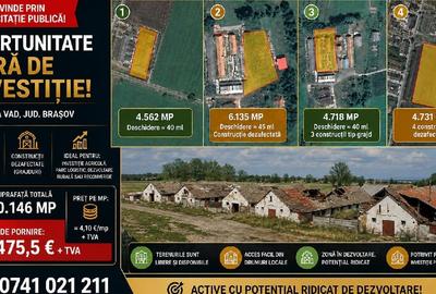 Teren extravilan de 20146 mp, în Șercaia