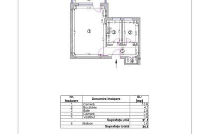 Apartament decomandat în Camil Ressu - 1