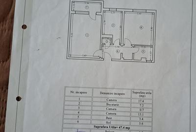 Apartament cu 2 camere în Tomis Nord