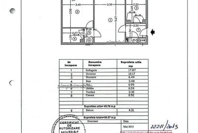 Apartament cu 2 camere semidecomandat în Theodor Pallady