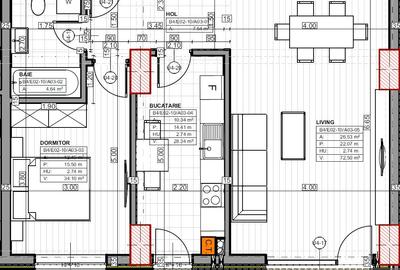 Apartament cu 2 camere decomandat în Energia