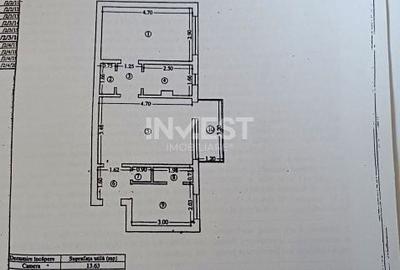 Apartament cu 2 camere semidecomandat în Podu Roș - 1