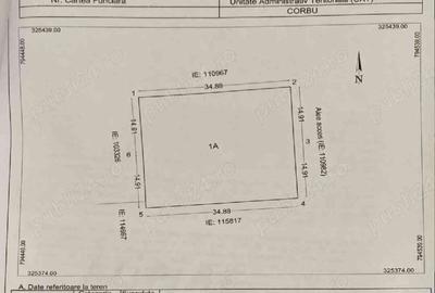 Teren de 1040 mp, în Exterior Vest