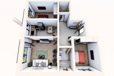 Apartament cu 3 camere în Central - 2