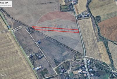 Teren intravilan 8.650 mp de vanzare Cernica acces rapid A2/A0 - 8