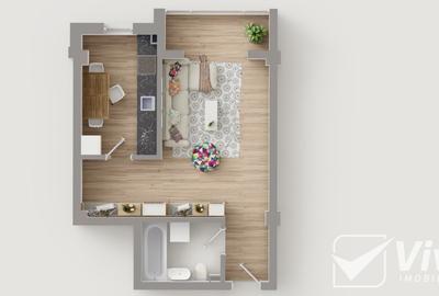 Rond Mall Moldova | Complex Nou | Apartament 1 cameră | Parter | Lift - 4