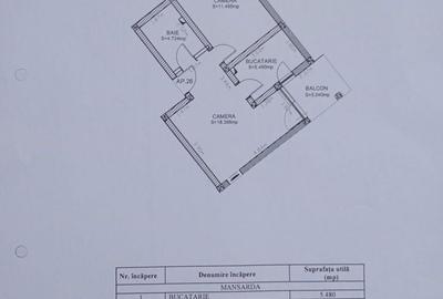 Apartament cu 2 camere semidecomandat în Lotrioara - 1