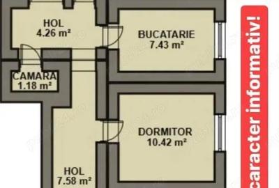 Apartament cu 3 camere decomandat în Central - 10