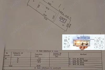 Casă cu 2 camere cu Teren 2636 Mp în Tudor Vladimirescu - 2