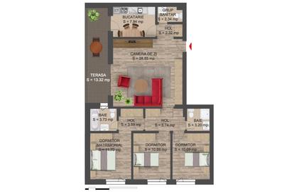 Apartament 4 camere  Greenfield Residence Salcamilor - 17