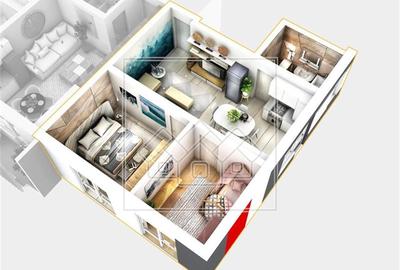 Apartament cu 3 camere nedecomandat în Periferie - 3