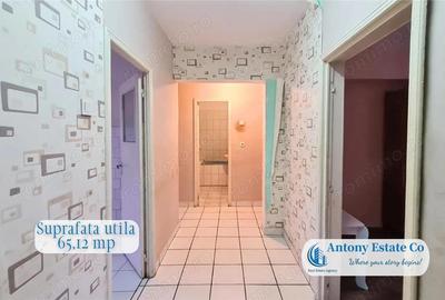 Apartament cu 3 camere decomandat în Central