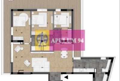 Apartament 120mp cu terasă panoramică | Strada Licurg,  Armeneasca Apartament 120mp cu terasă panoramică | Strada Licurg,  Armeneasca - 5
