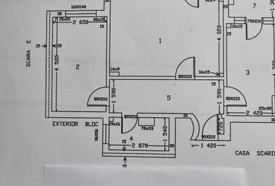 Apartament cu 2 camere decomandat în Central - 1