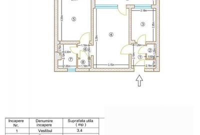 Apartament cu 2 camere semidecomandat în Vest - 3