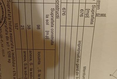 Casă cu 4 camere cu Teren 697 Mp în Central