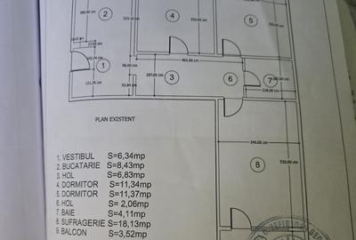 Apartament cu 3 camere decomandat în Titan - 2