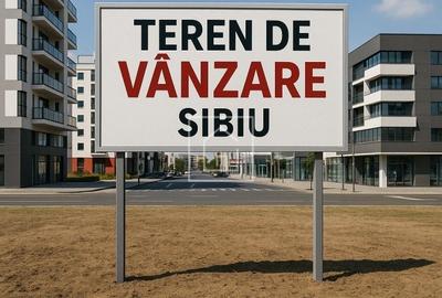 Teren in Sibiu cu PUZ aprobat S+P+3+R POT 50% CUT 1,92 - 3
