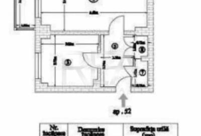 Apartament cu 2 camere semidecomandat în Păcii