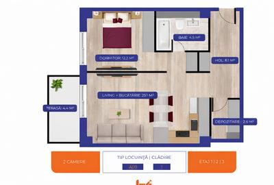 Apartament 2 camere decomandat> Baneasa> COMISION0% - 5
