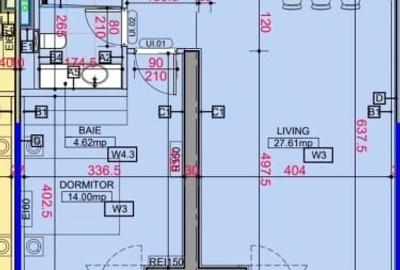 Apartament cu 2 camere semidecomandat în P-ța Muncii - 2
