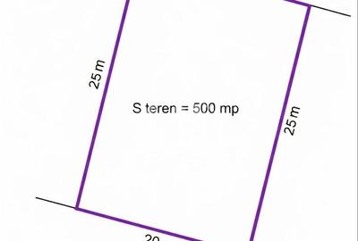 Teren Construcții intravilan de 500 mp, în Giroc - 1