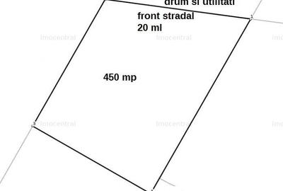 Teren autorizabil pentru casa individuala /duplex, 450 mp, zona Valea Seaca - 3