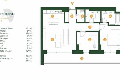 The Ivy | 3 camere | Jandarmeriei | langa Stejarii si Mall Baneasa - 23