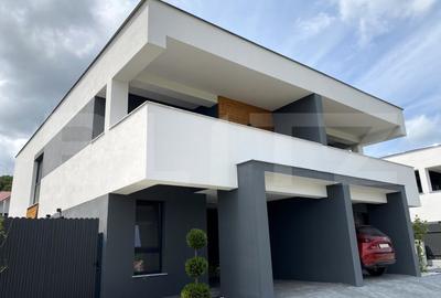 Casa tip duplex, la cheie, ultrafinisata, ansamblu privat in Chinteni