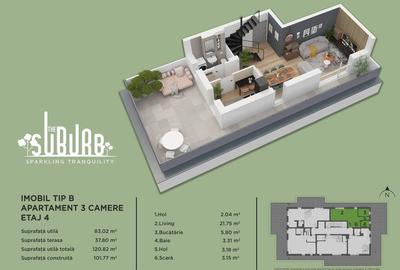 Duplex 3 camere The Suburb Buftea - 16
