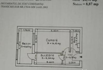 Garsonieră decomandată în Poarta 6 - 2
