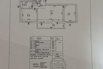 Apartament cu 3 camere semidecomandat în Fundeni