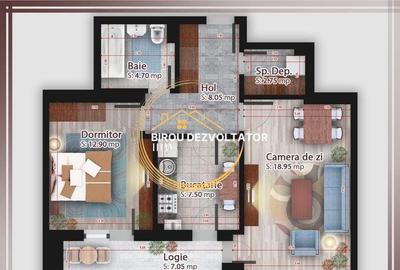 Apartament cu 2 camere decomandat în Titan - 4
