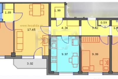 Apartament cu 4 camere semidecomandat, mobilat în Drumul Taberei - 10