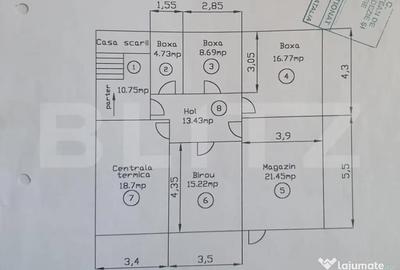Casă cu 7 camere cu Teren 600 Mp în Central