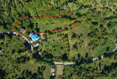 Casa la ro?u + 4391 mp teren de vanzare in comuna Valea Danului, sat Borobane?ti, jude? Arge?. - 2