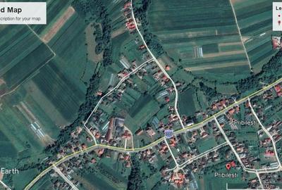 Teren de 3200 mp, în Pribilești