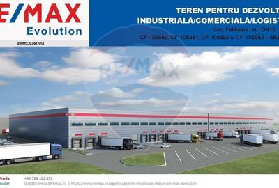 DE VÂNZARE| Teren industrial 59,600mp Feldioara / DN 13 0% COMISION! - 4