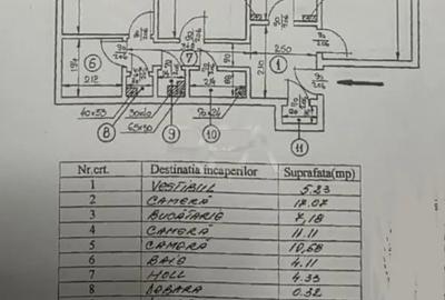 Apartament cu 3 camere decomandat în Mărgeanului
