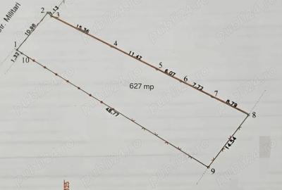 Teren Construcții intravilan de 627 mp, în Sud - 3